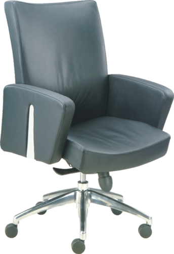 Office Chair|Classical Medium Back Chair|Office Furniture|Leather Medium Back Chair|经典中班椅|经理椅|中背椅|主管椅|会议椅|办公转椅 KCE-H603STG